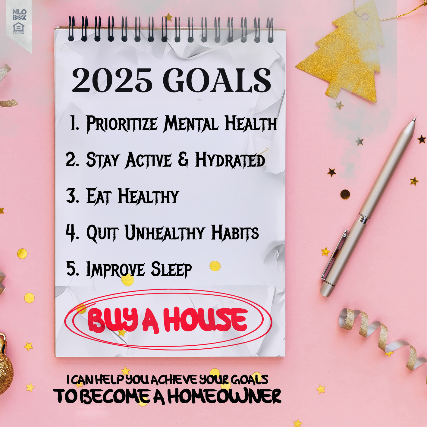 2024 GOALS - Leigh Fisher - Mortgage Loan Originator