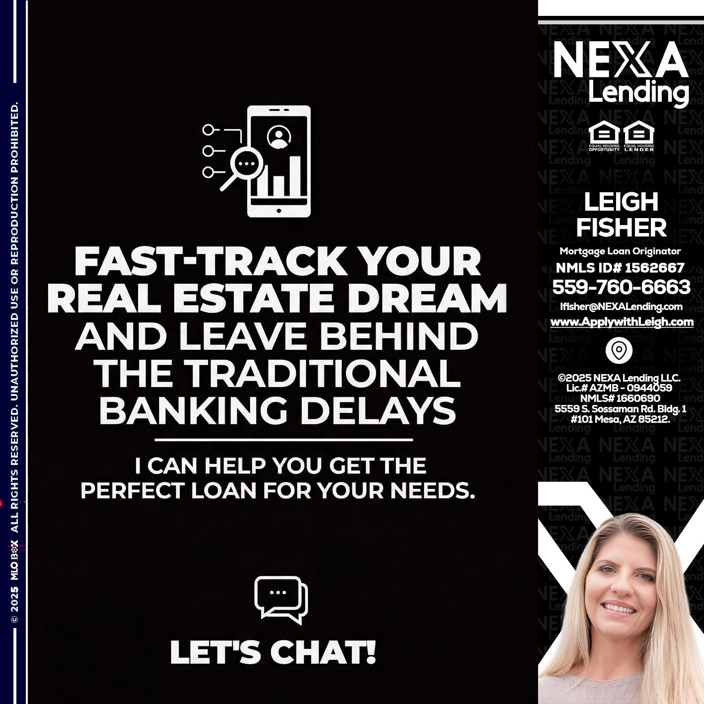 FAST TRACK - Leigh Fisher -Mortgage Loan Originator