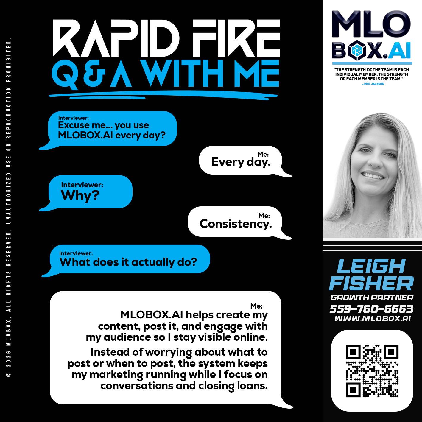 RAPID Q&A - Leigh Fisher -Mortgage Loan Originator