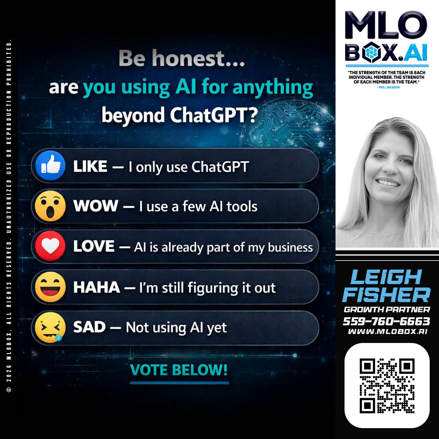 BE HONEST - Leigh Fisher -Mortgage Loan Originator