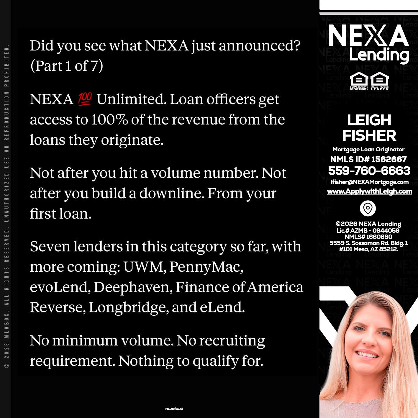 DID YOU KNOW - Leigh Fisher -Mortgage Loan Originator